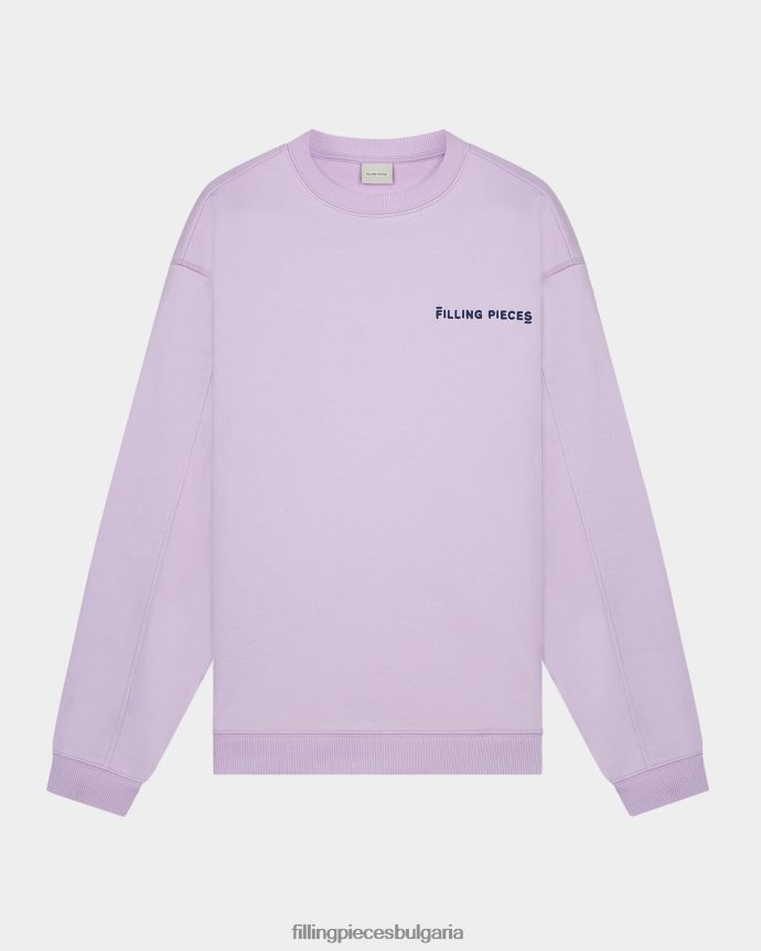 Filling Pieces 00686N199 Жени съобщение за суичър люляк