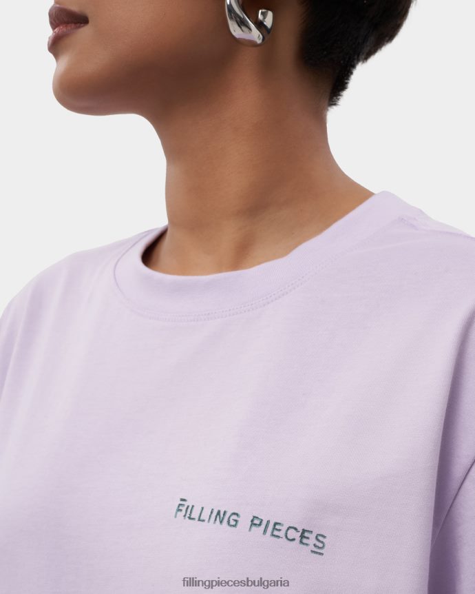 Filling Pieces 00686N185 Жени тениска азбука люляк