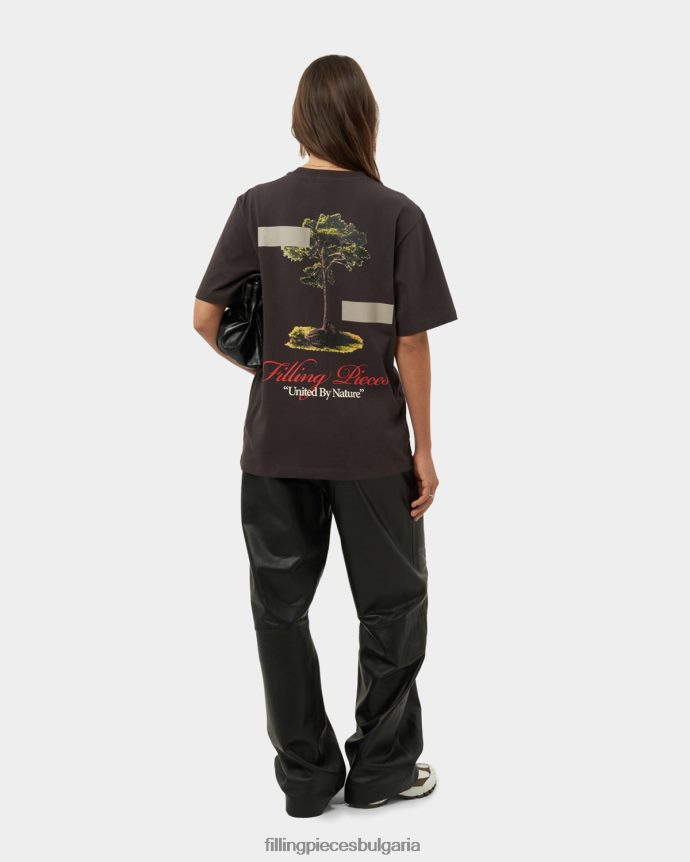Filling Pieces 00686N186 Жени тениска обединени от природата паваж