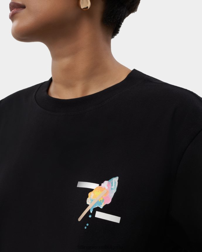 Filling Pieces 00686N188 Жени тениска gelato черен