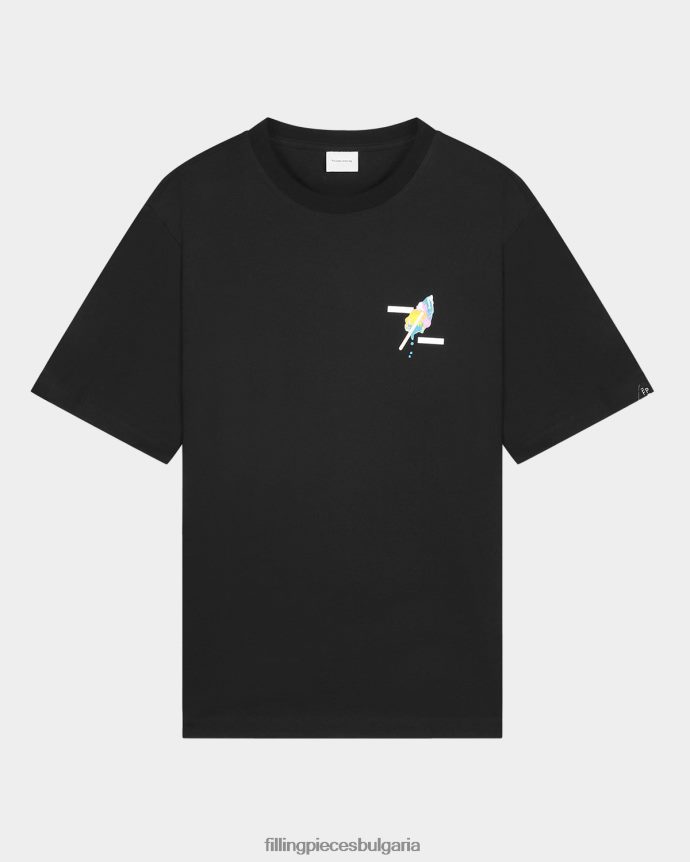 Filling Pieces 00686N188 Жени тениска gelato черен