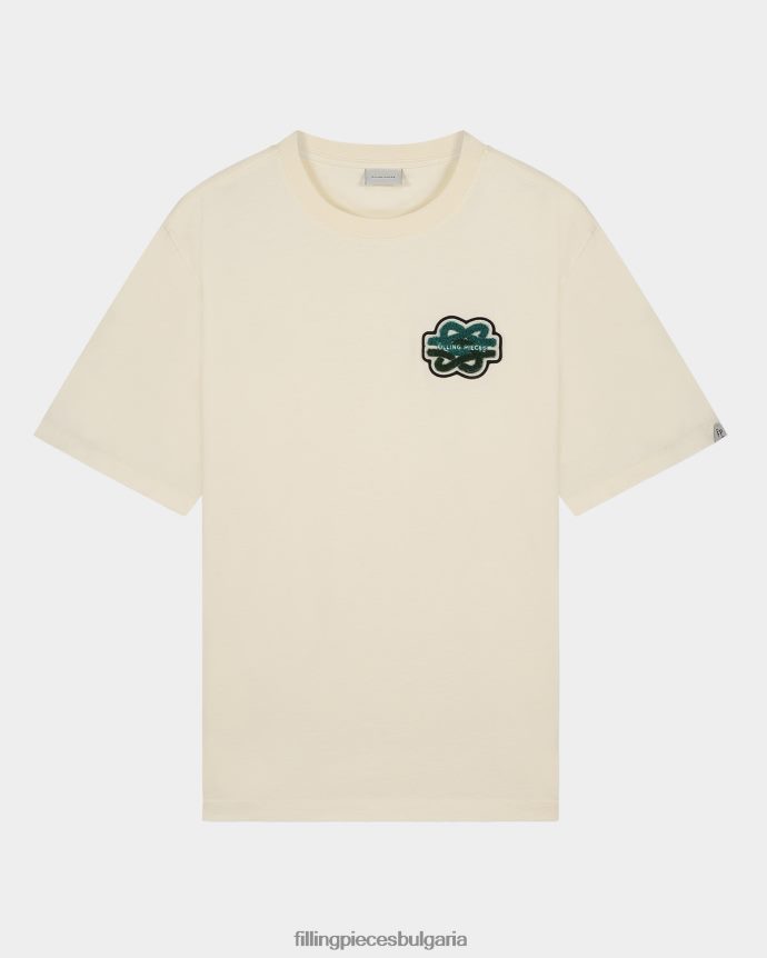 Filling Pieces 00686N190 Жени тениска gowtu антично бяло