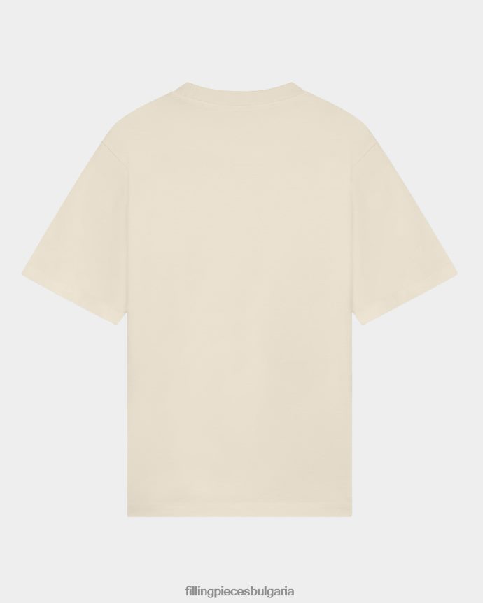 Filling Pieces 00686N190 Жени тениска gowtu антично бяло