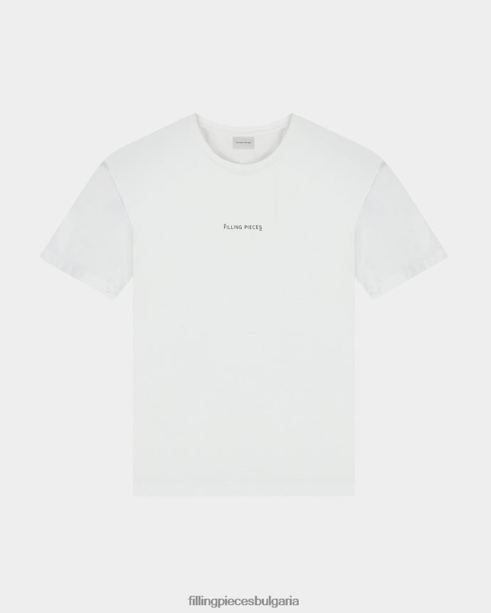 Filling Pieces 00686N198 Жени тениска slim бяло
