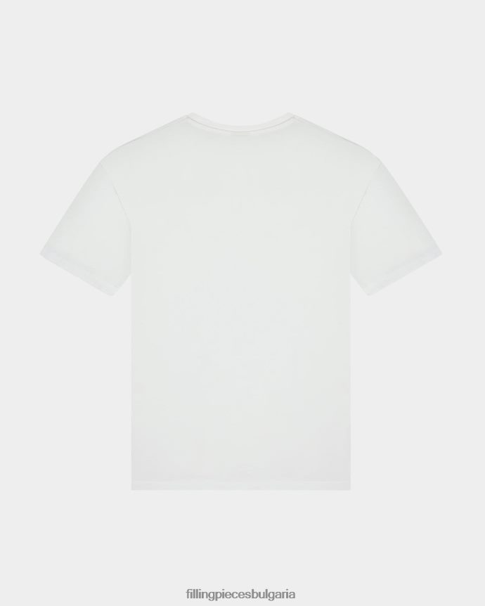 Filling Pieces 00686N198 Жени тениска slim бяло