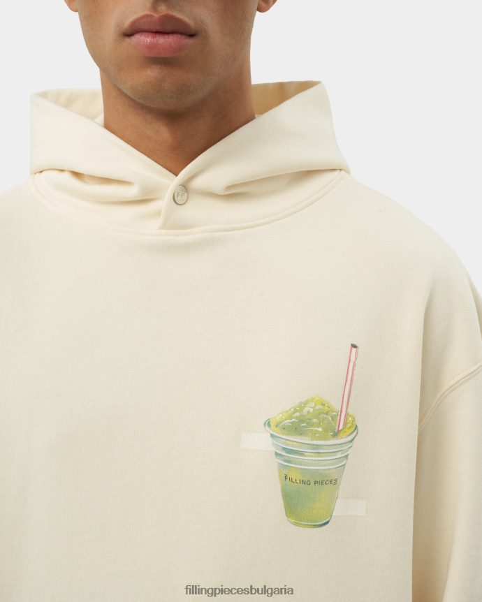 Filling Pieces 00686N137 мъже продавач на лед с качулка антично бяло