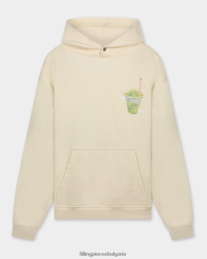 Filling Pieces 00686N137 мъже продавач на лед с качулка антично бяло