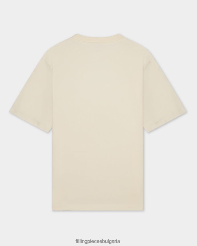 Filling Pieces 00686N110 мъже тениска киша антично бяло