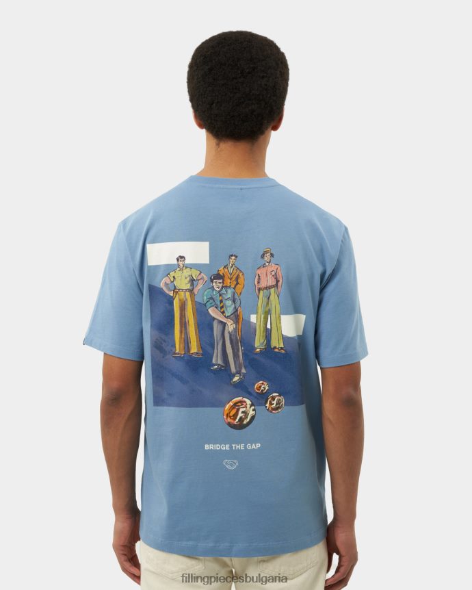 Filling Pieces 00686N112 мъже тениска игри пристанище син