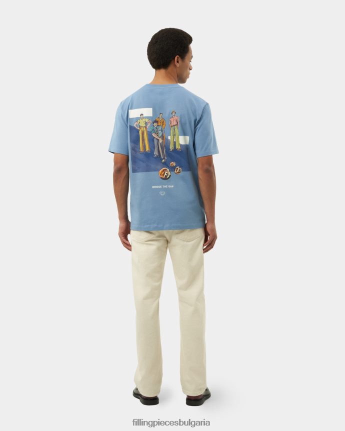 Filling Pieces 00686N112 мъже тениска игри пристанище син