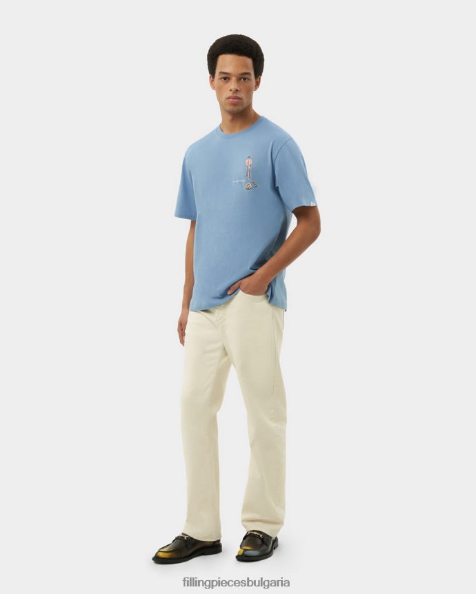 Filling Pieces 00686N112 мъже тениска игри пристанище син