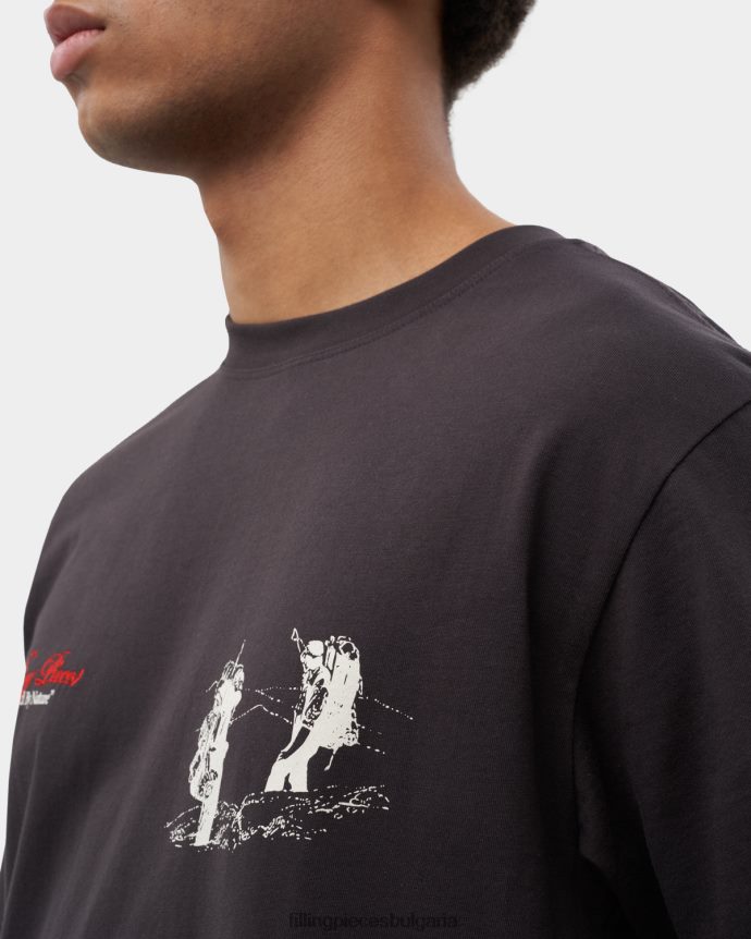 Filling Pieces 00686N118 мъже тениска обединени от природата паваж