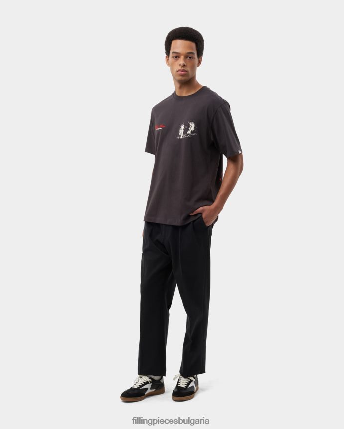 Filling Pieces 00686N118 мъже тениска обединени от природата паваж