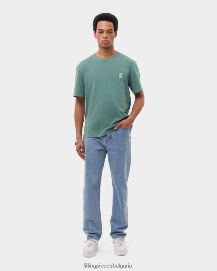 Filling Pieces 00686N121 мъже тениска лукс градински чай зелен