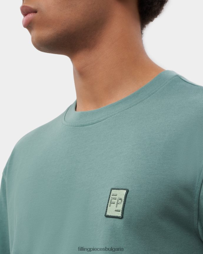 Filling Pieces 00686N121 мъже тениска лукс градински чай зелен