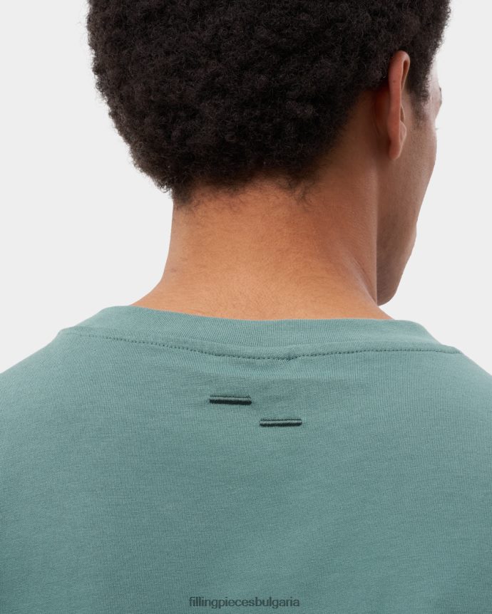 Filling Pieces 00686N121 мъже тениска лукс градински чай зелен
