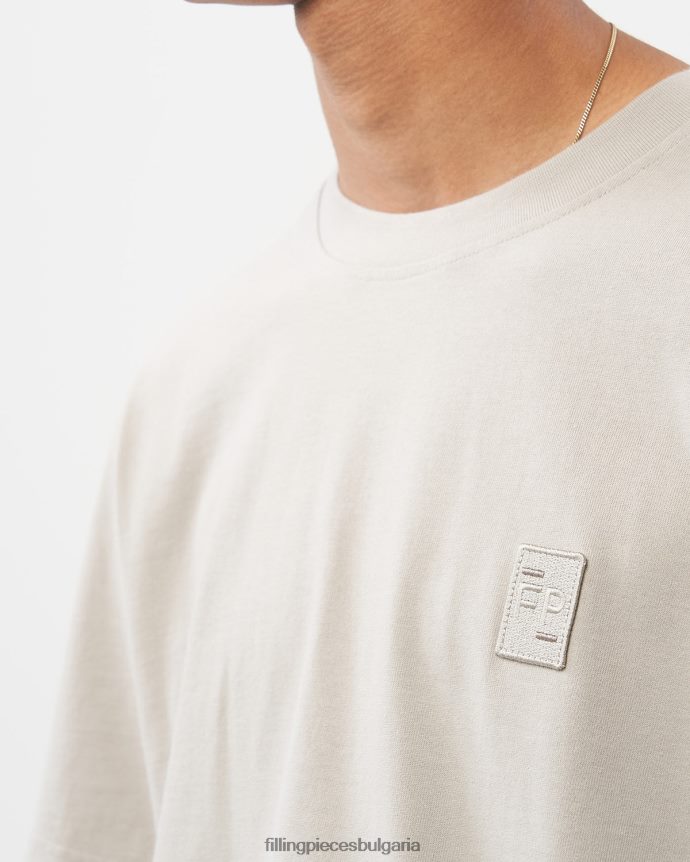 Filling Pieces 00686N135 мъже тениска лукс хладно сиво