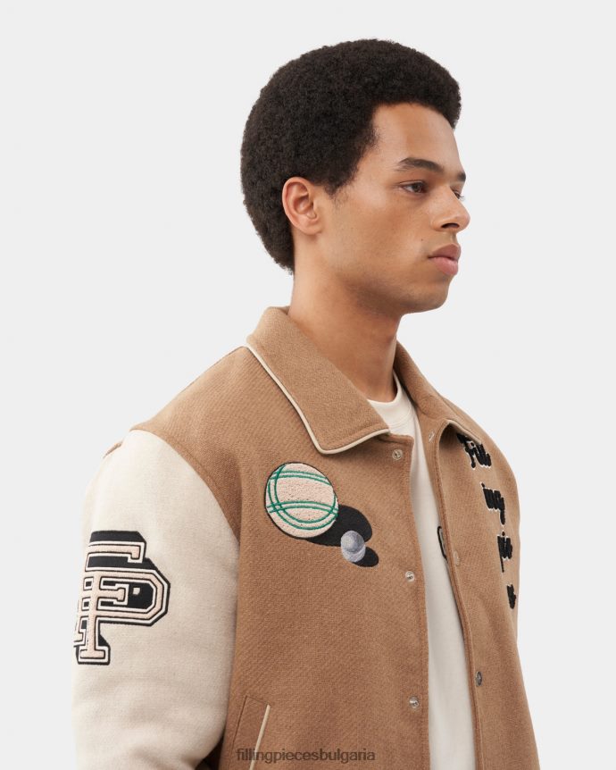 Filling Pieces 00686N149 мъже университетско яке петанк