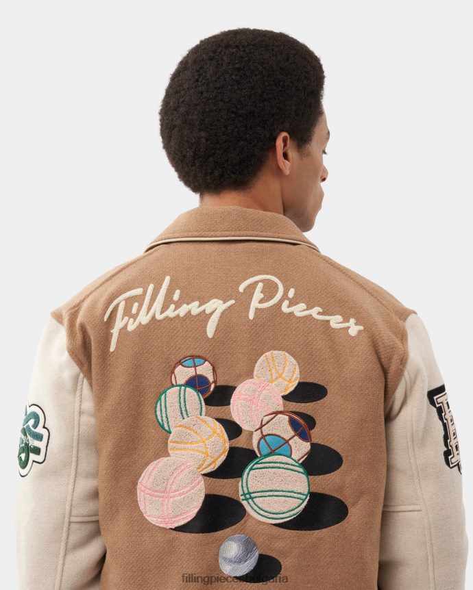 Filling Pieces 00686N149 мъже университетско яке петанк