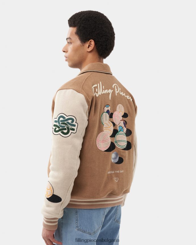 Filling Pieces 00686N149 мъже университетско яке петанк