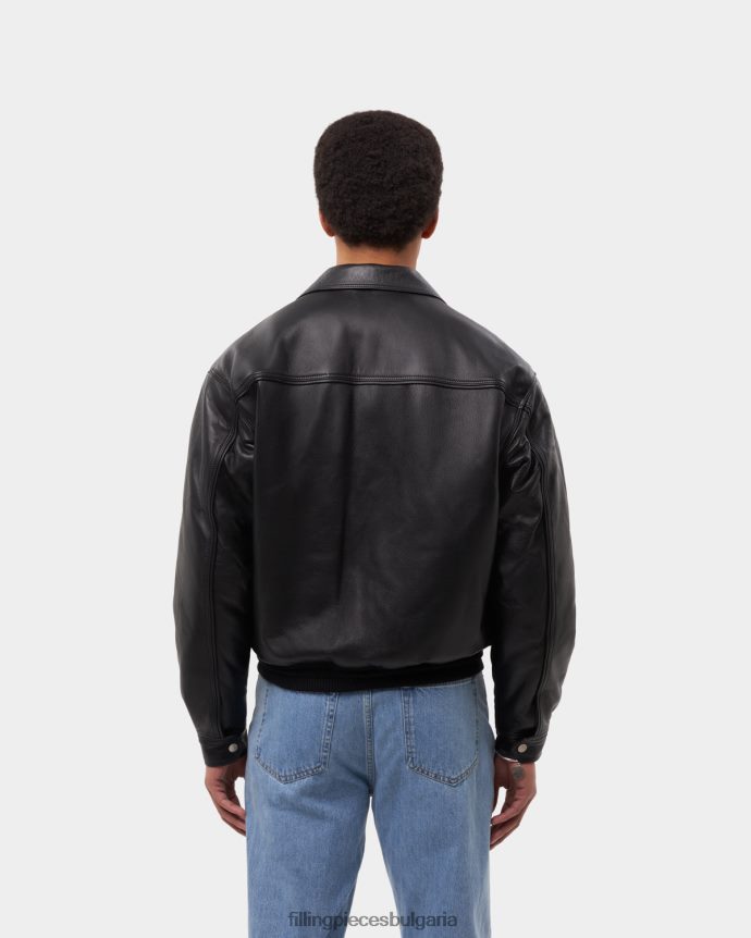 Filling Pieces 00686N157 мъже кожено яке обикновена