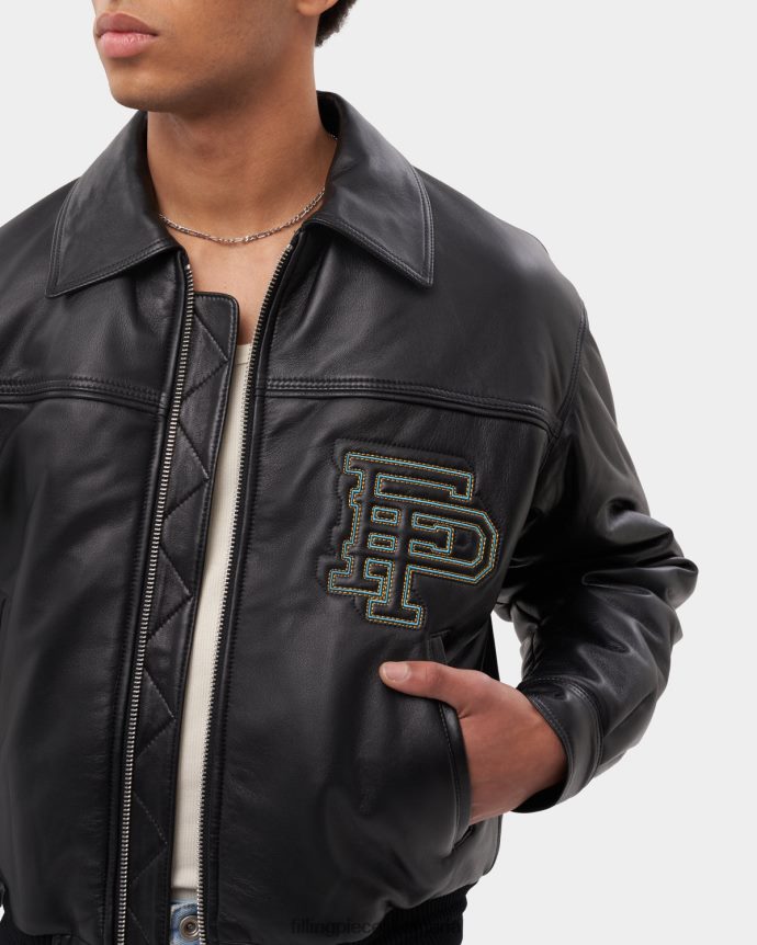 Filling Pieces 00686N157 мъже кожено яке обикновена