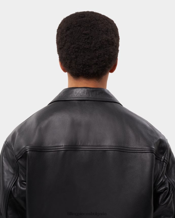 Filling Pieces 00686N157 мъже кожено яке обикновена