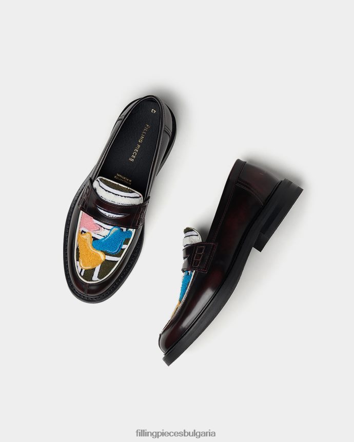 Filling Pieces 00686N100 унисекс екип мокасина 2.0 вол кръв
