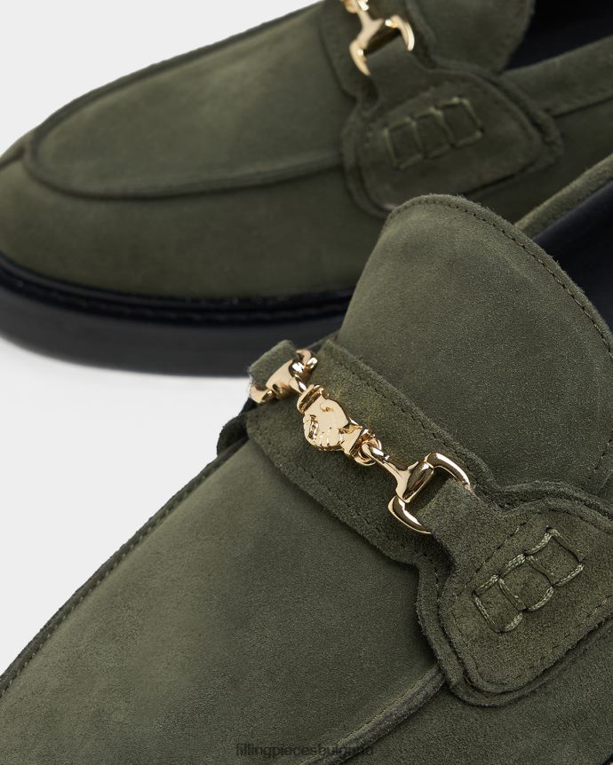 Filling Pieces 00686N104 мъже мокасини велур зелено