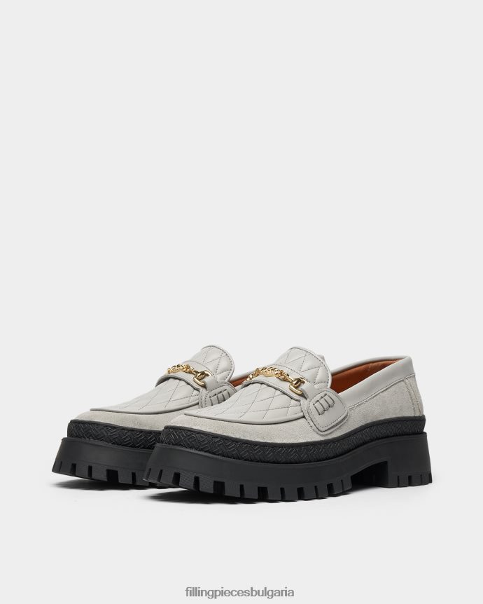 Filling Pieces 00686N182 мъже мокасина сиера ватирана сиво