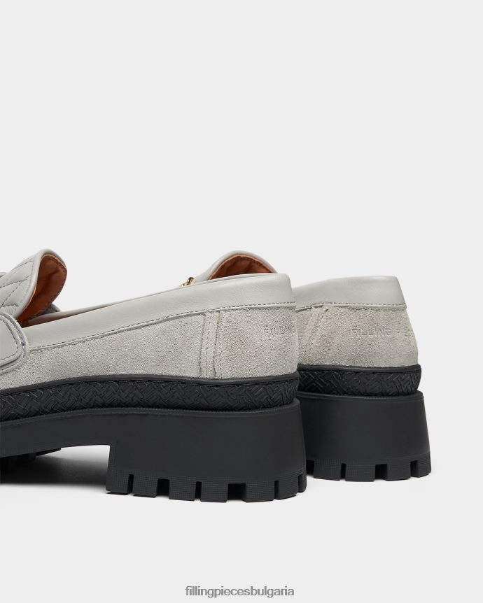 Filling Pieces 00686N182 мъже мокасина сиера ватирана сиво