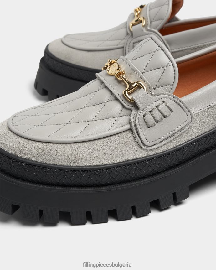 Filling Pieces 00686N182 мъже мокасина сиера ватирана сиво