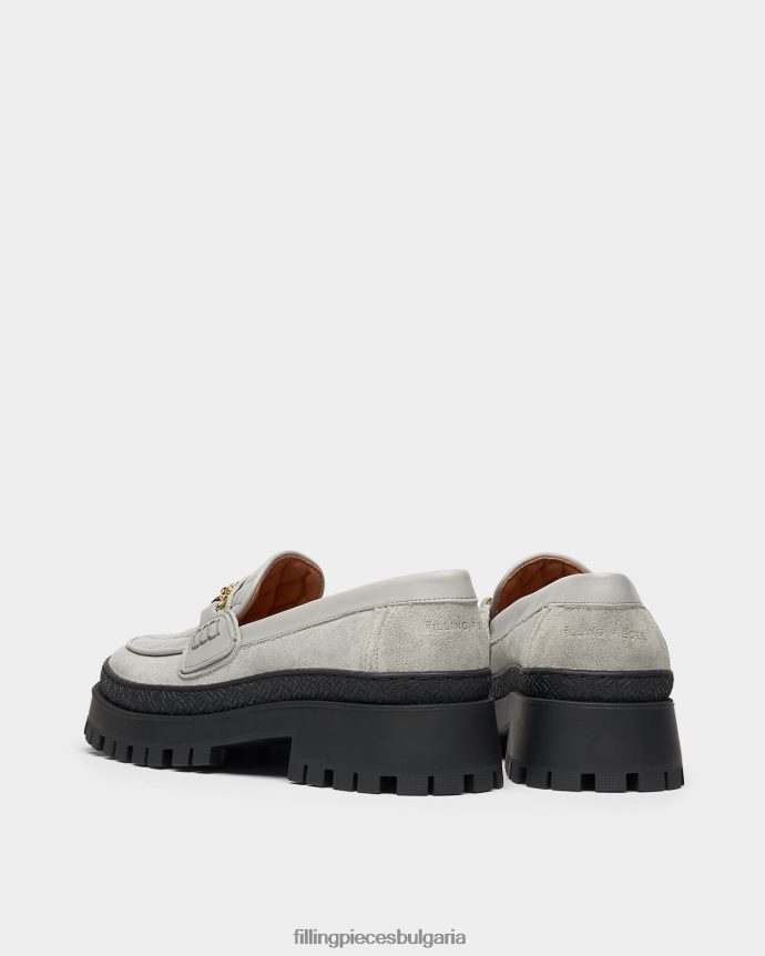 Filling Pieces 00686N182 мъже мокасина сиера ватирана сиво