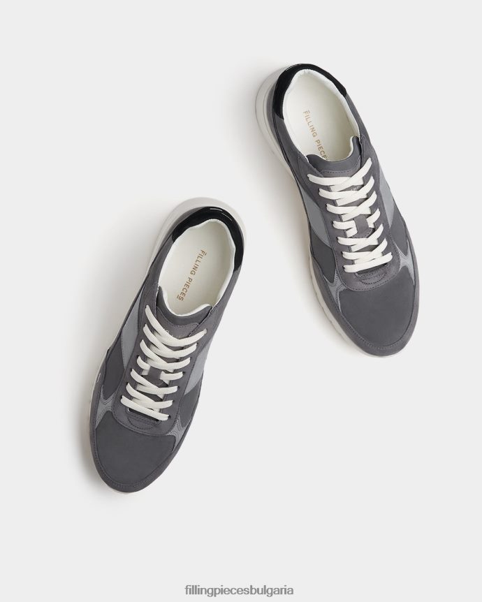 Filling Pieces 00686N16 мъже джет бегач набук тъмно сив