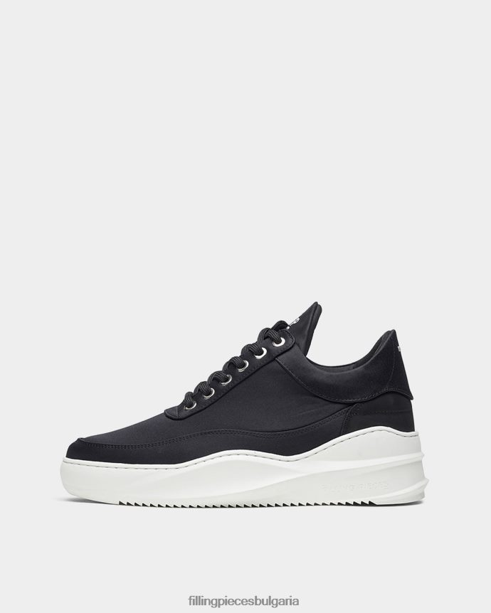 Filling Pieces 00686N178 унисекс нисък ева небесен сатен черен