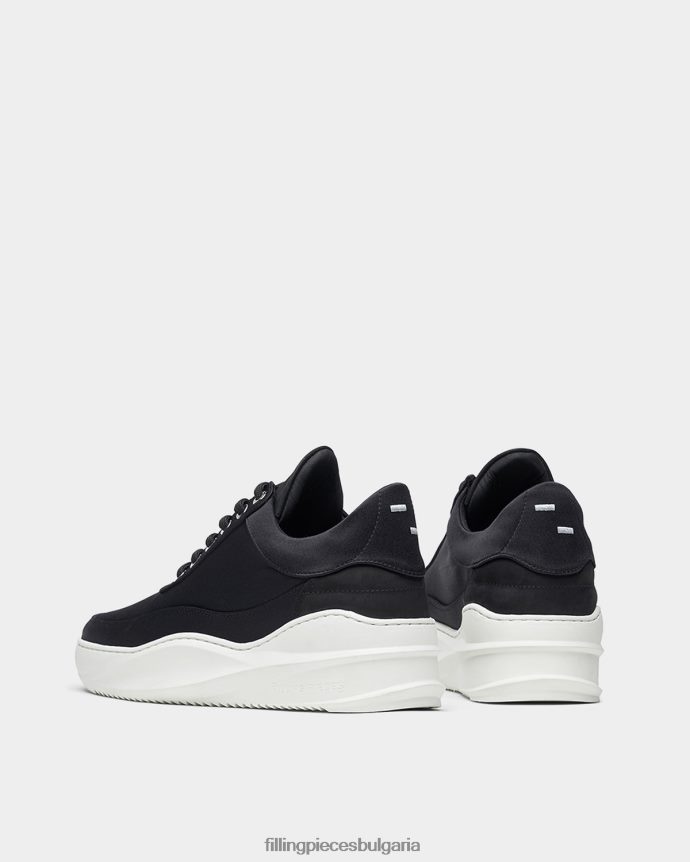 Filling Pieces 00686N178 унисекс нисък ева небесен сатен черен