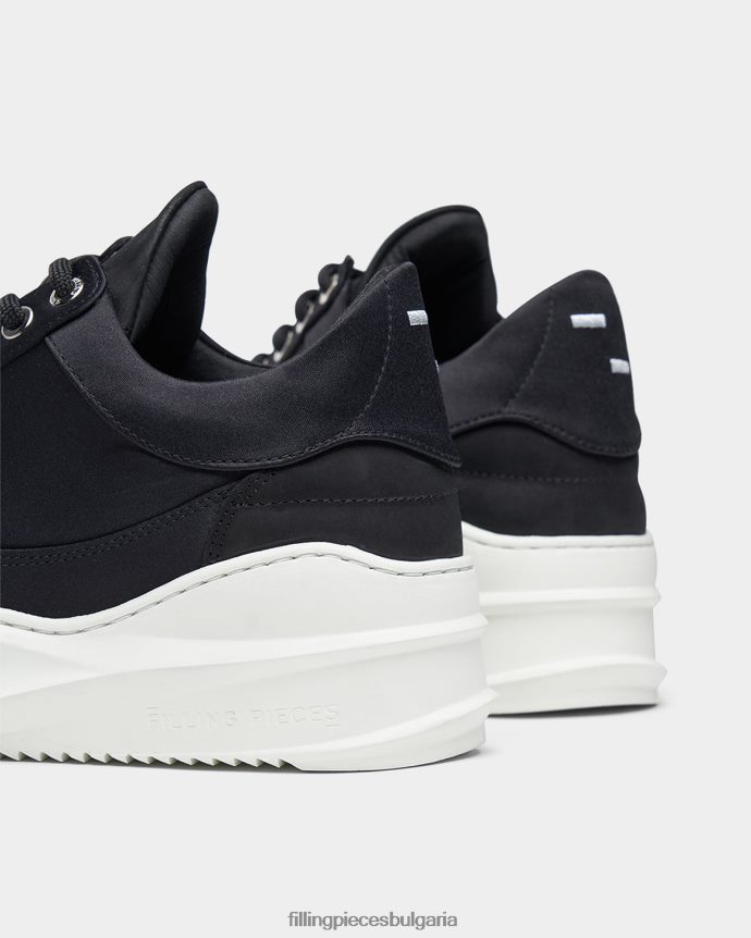 Filling Pieces 00686N178 унисекс нисък ева небесен сатен черен