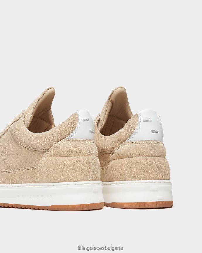 Filling Pieces 00686N24 мъже ниска горна част от вълнист велур бежово