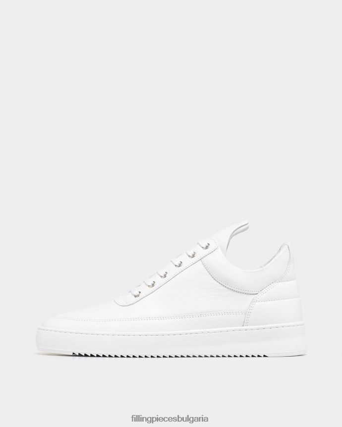 Filling Pieces 00686N25 унисекс ниска горна вълниста напа всичко бяло