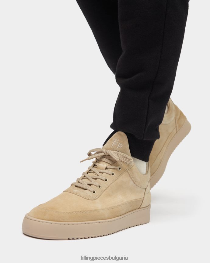 Filling Pieces 00686N38 мъже нисък горен велур всички бежови