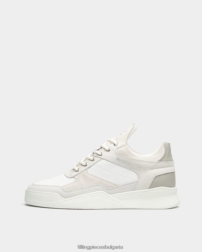Filling Pieces 00686N49 мъже нисък горен призрачен панел бяло