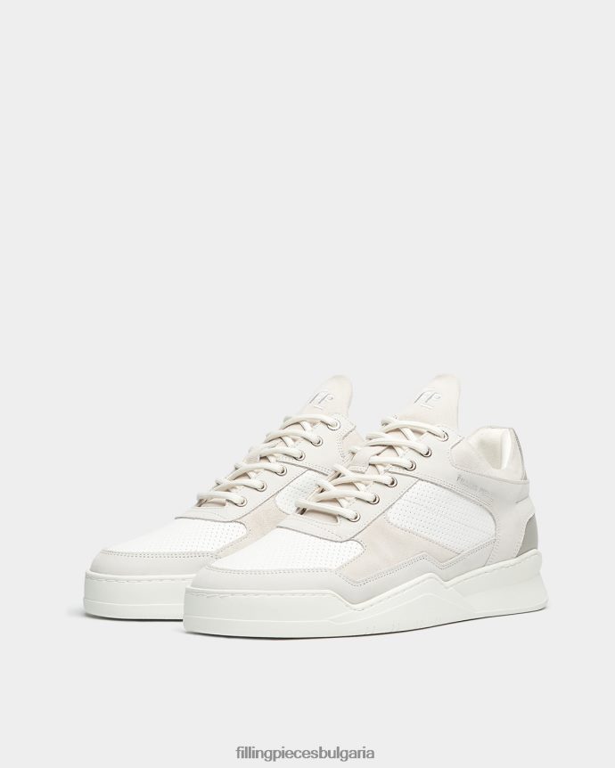 Filling Pieces 00686N49 мъже нисък горен призрачен панел бяло