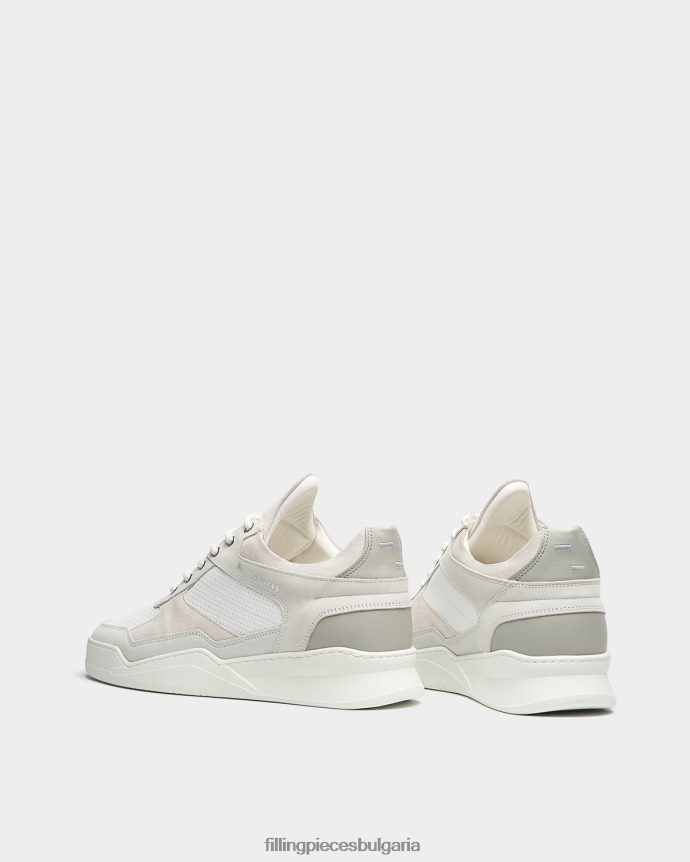 Filling Pieces 00686N49 мъже нисък горен призрачен панел бяло