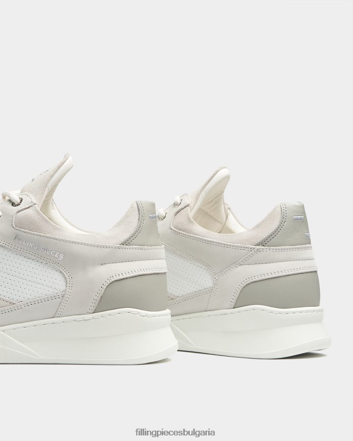 Filling Pieces 00686N49 мъже нисък горен призрачен панел бяло