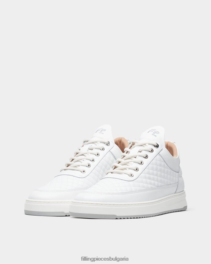 Filling Pieces 00686N58 мъже ниско горнище ватирано бяло
