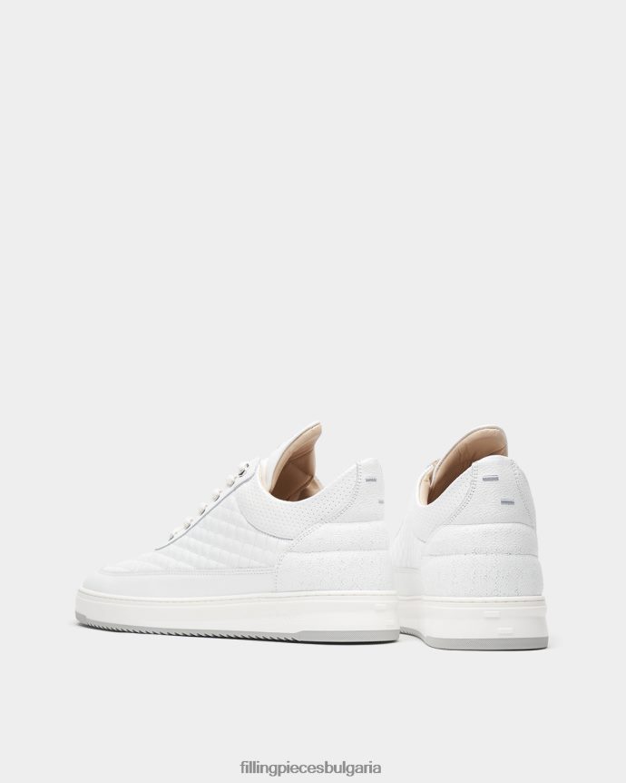 Filling Pieces 00686N58 мъже ниско горнище ватирано бяло