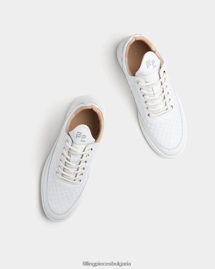 Filling Pieces 00686N58 мъже ниско горнище ватирано бяло