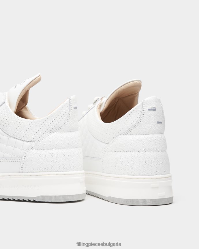 Filling Pieces 00686N58 мъже ниско горнище ватирано бяло