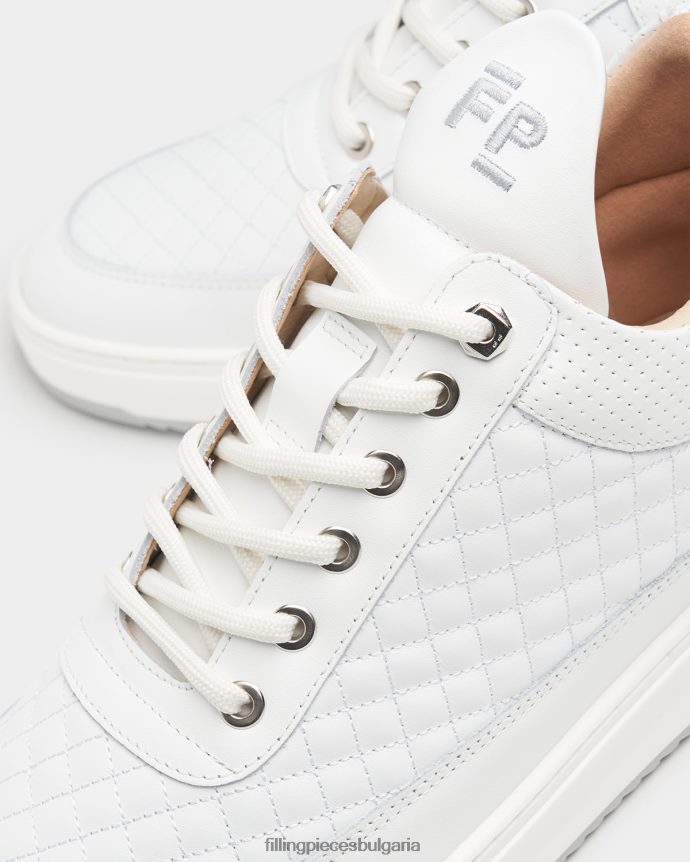 Filling Pieces 00686N58 мъже ниско горнище ватирано бяло