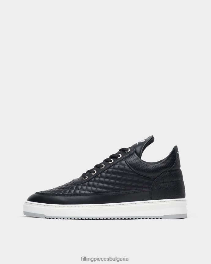 Filling Pieces 00686N59 мъже ниско горнище ватирано смолисточерен